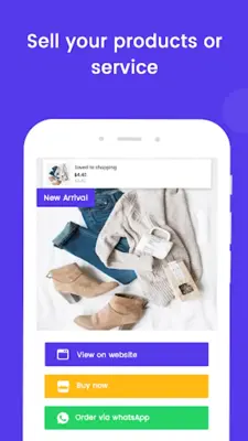 Shoplnk - Online store builder android App screenshot 1